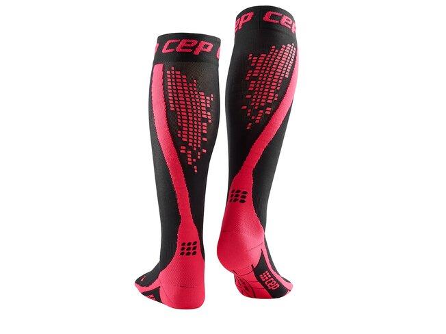 Kompresné podkolienky CEP Nighttech Socks women pink