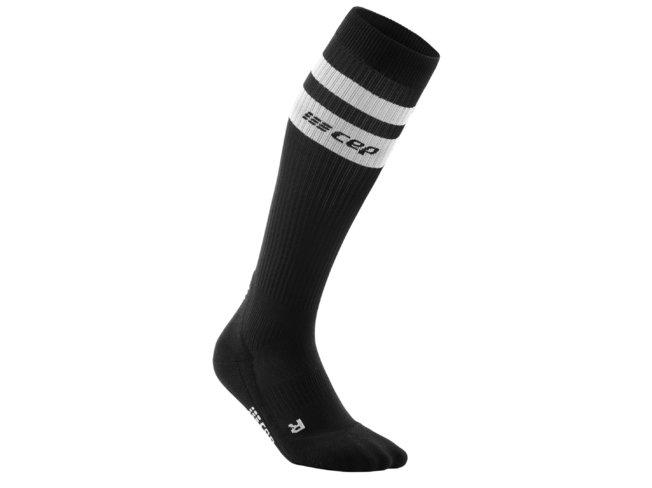 CEP 80s Compression Socks men retro black