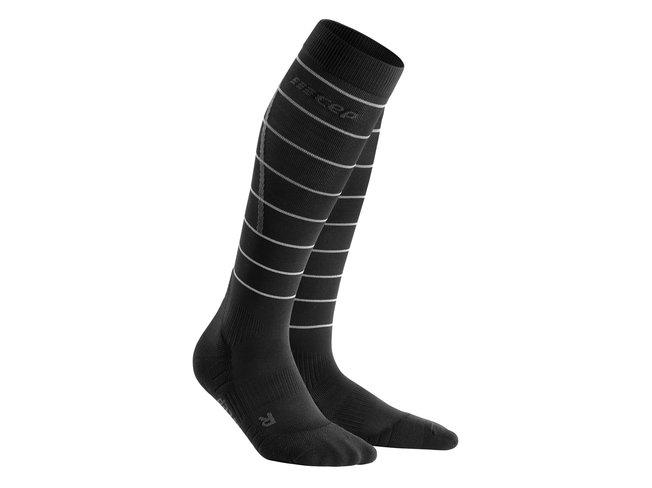 Kompresné podkolienky CEP Reflective Sock men black
