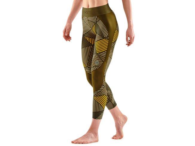 SKINS Series-3 Womens Long Tight olive