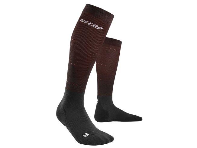 Kompresné podkolienky CEP Infrared Recovery Socks men red