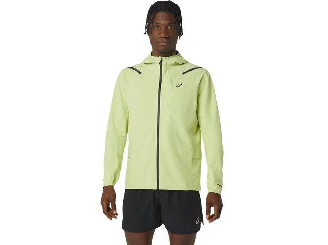 ASICS Accelerate jacket waterproof men glow yellow
